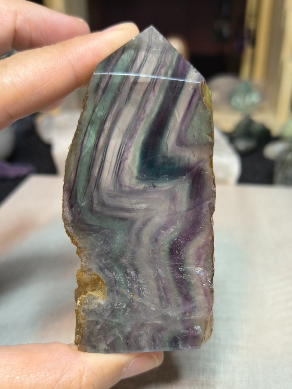#11 Rainbow Fluorite Tower